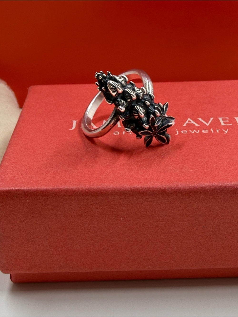 Retired James Avery Bluebonnet Ring size 7.5